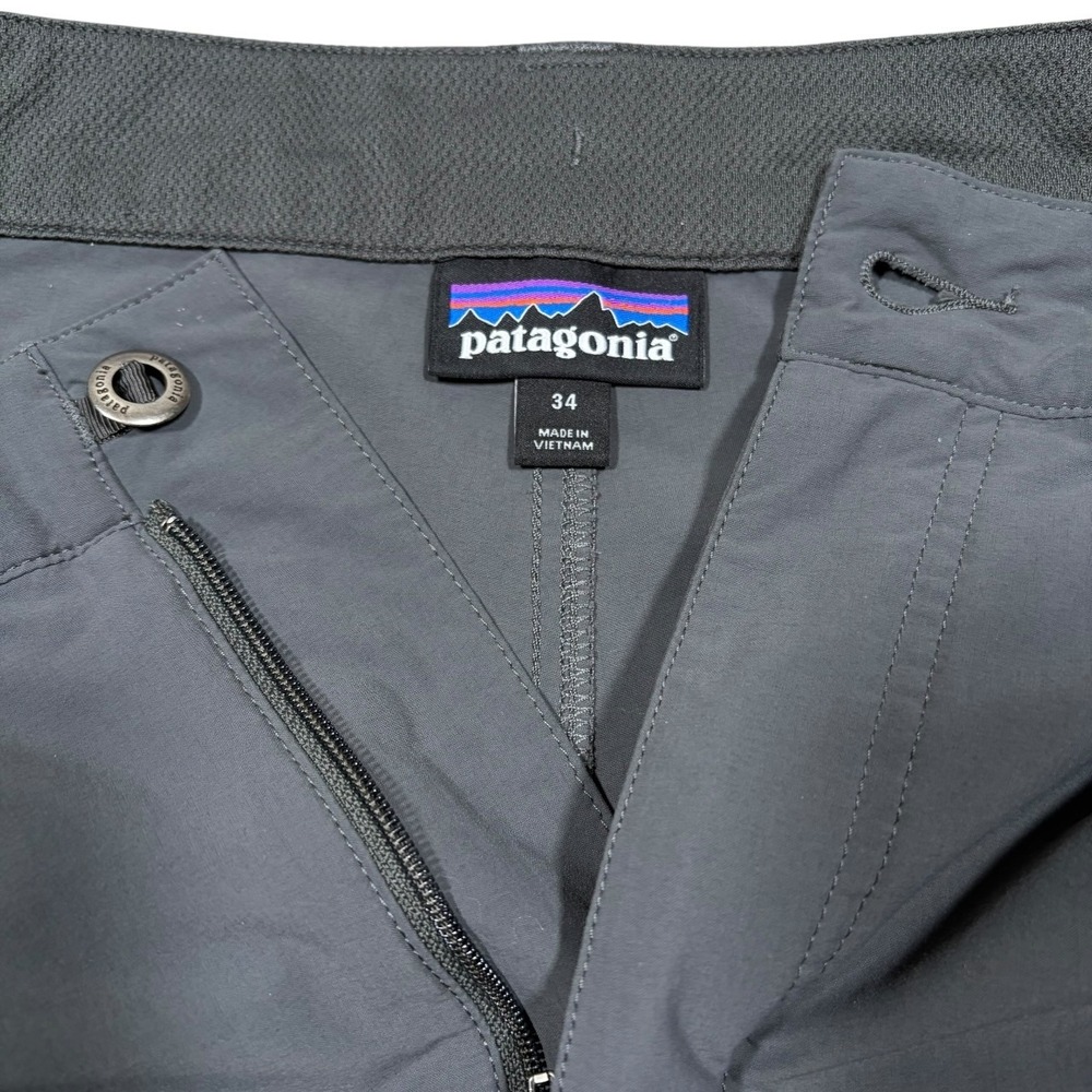 Patagonia Quandary Pants Mens 34 Forge Grey 31" Slim Straight Technical Hiking - Picture 13 of 15